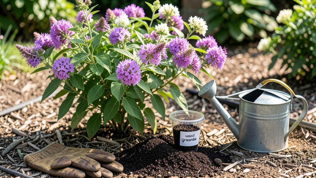 Do Butterfly Bushes Like Coffee Grounds: Acid-Loving Benefits and Proper Application