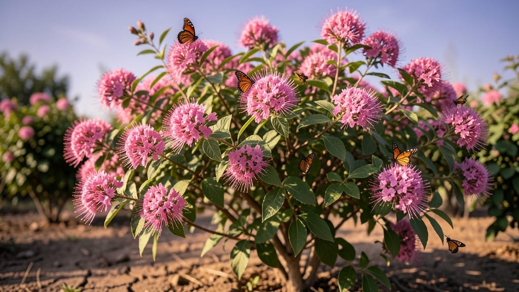 Pink Butterfly Bush