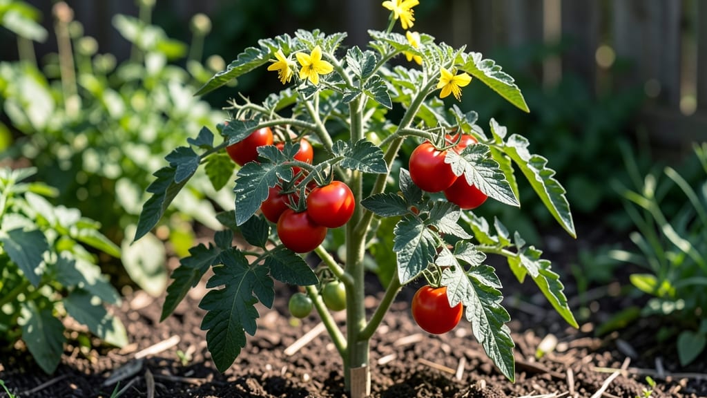 Bushsteak Hybrid Tomato Growing Guide: Sturdy Vines and Heavy Fruit Without Trellis Stress