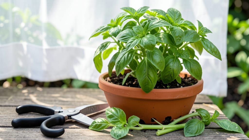 How to Make Basil Bushier: Pinch and Prune for Lush, Leafy Plants