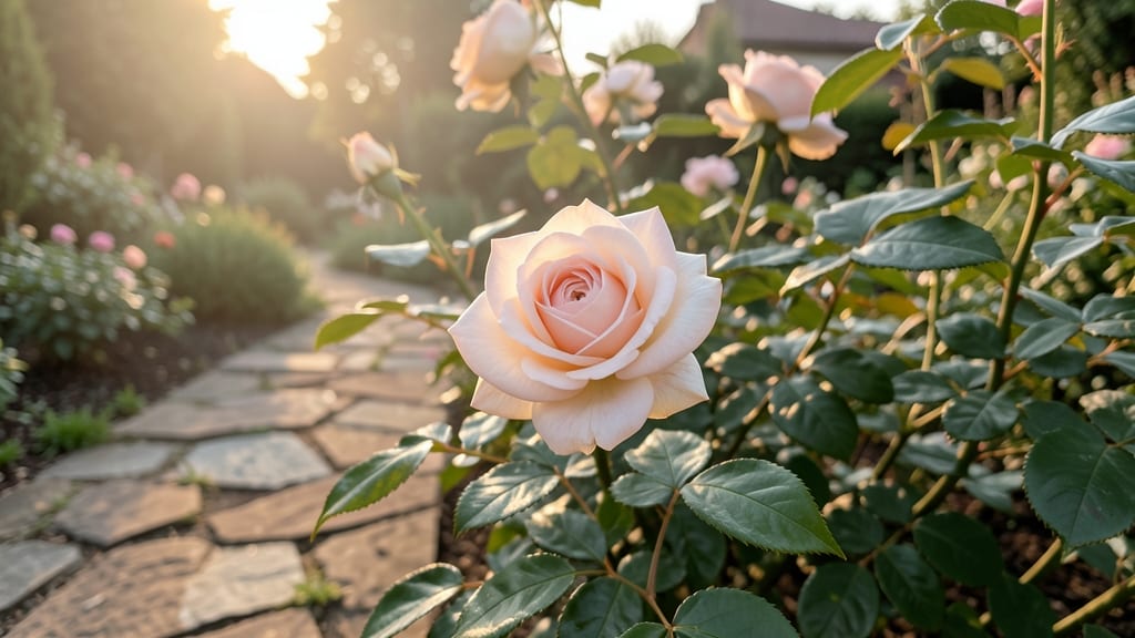 Tea Roses with Delicate Petals