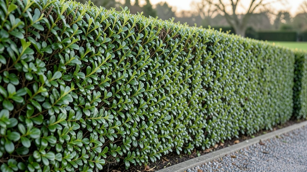 Evergreen Boxwood Hedges for Formal Gardens