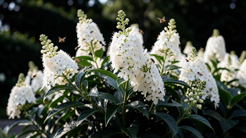 White Profusion Butterfly Bush