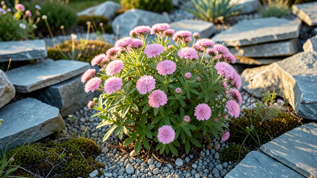 Pink Potentilla Bush