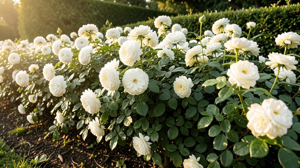 Rosa 'Iceberg' Floribunda Rose