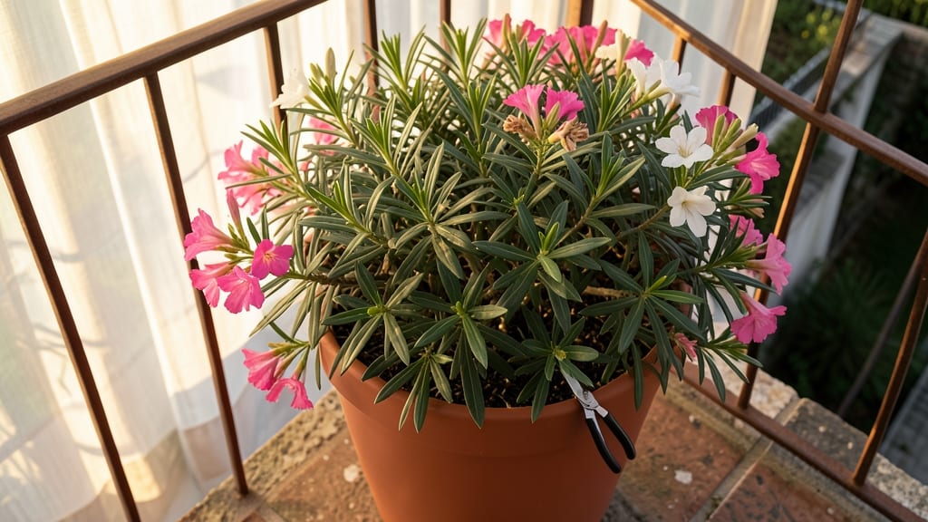 Pruning Oleander for Container Gardens and Small Spaces