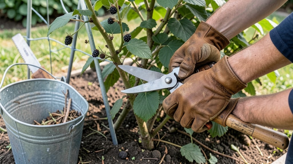 Thornless Blackberry Bushes Trimming: Year-Round Harvest With Strategic Cuts