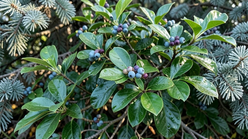 Evergreen Huckleberry (Solanum scabrum)