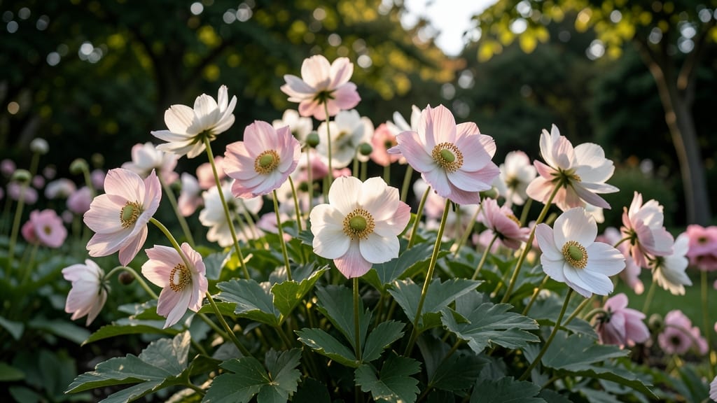 Japanese Anemone for Late-Season Elegance