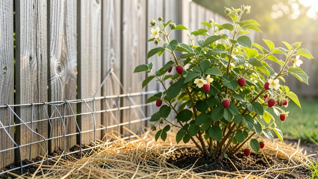 Fence for Raspberry Bushes: Modular Trellis System for Thicker Canes and Bigger Berries