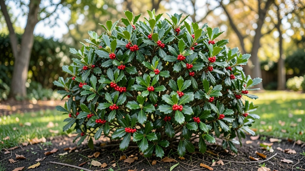 Holly Bush Shape: Pruning Cuts for Perfect Holiday Pyramid Form