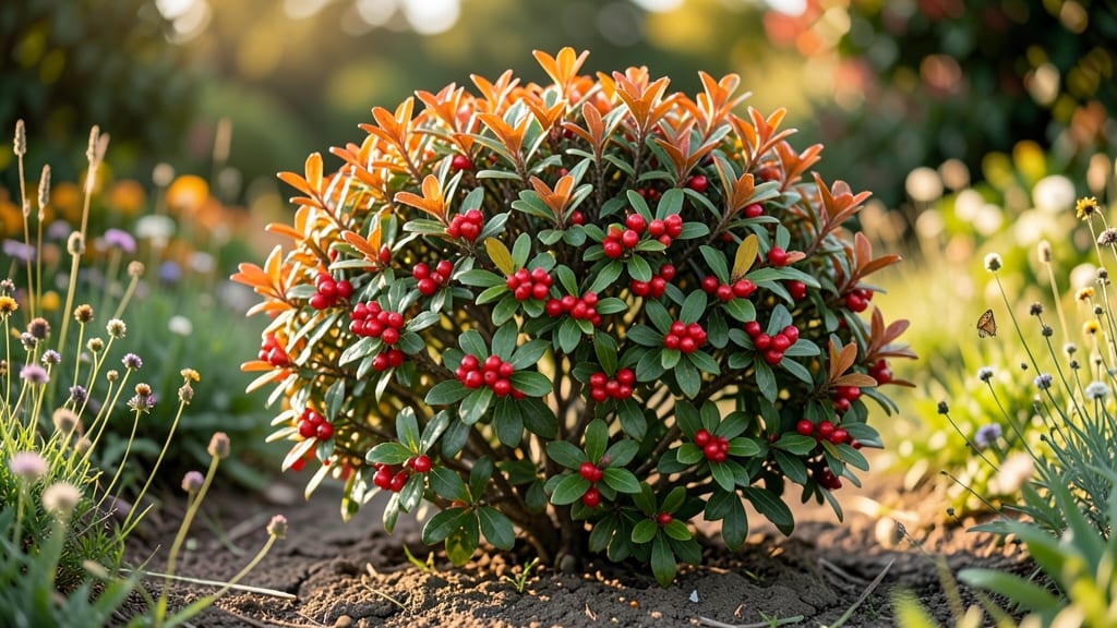 Dwarf Cotoneaster for Berries and Color