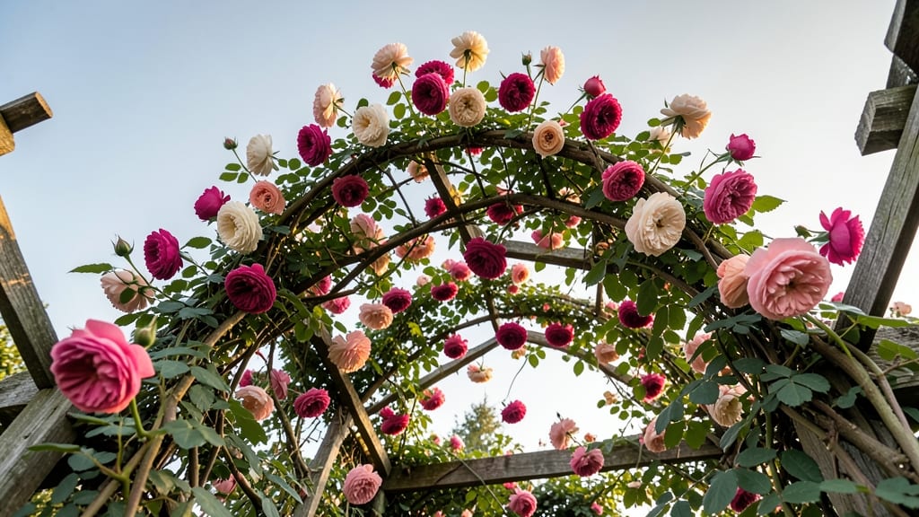 Climbing Roses with Long Canes