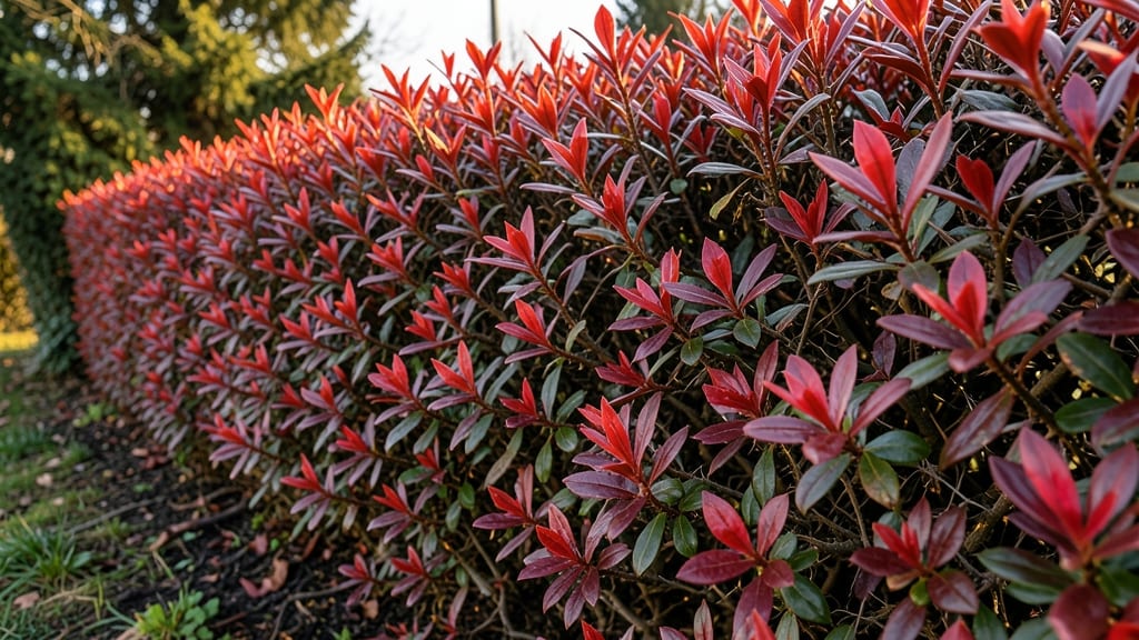 Dwarf Barberry (Berberis Thunbergii) for Year-Round Structure