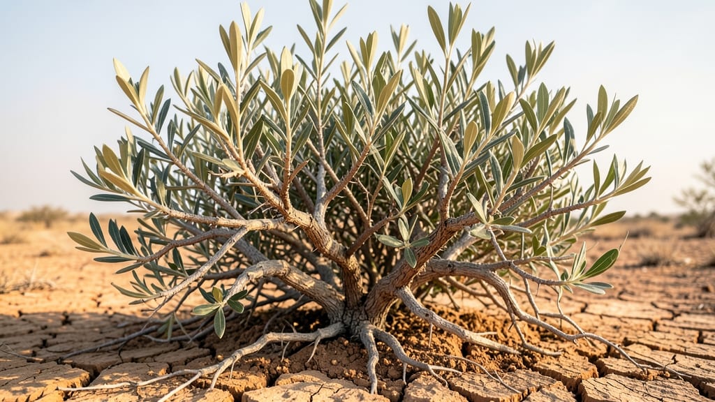 Russian Olive Bush for Drought Resistance