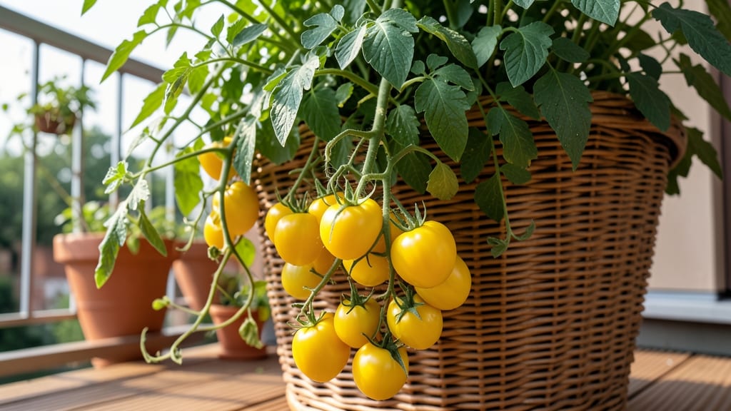Tumbling Tom Yellow Tomato