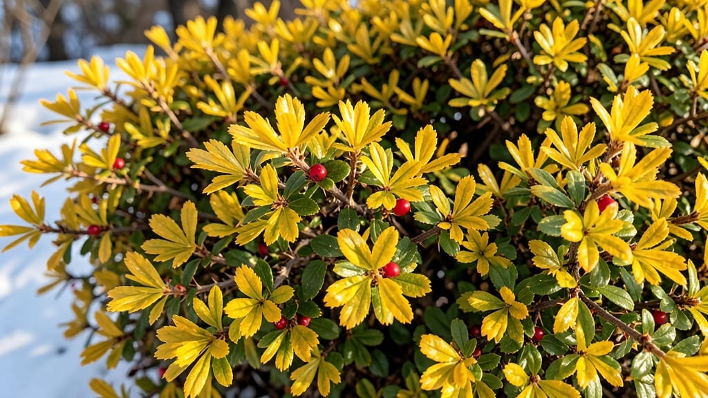 Golden Barberry for Year-Round Interest