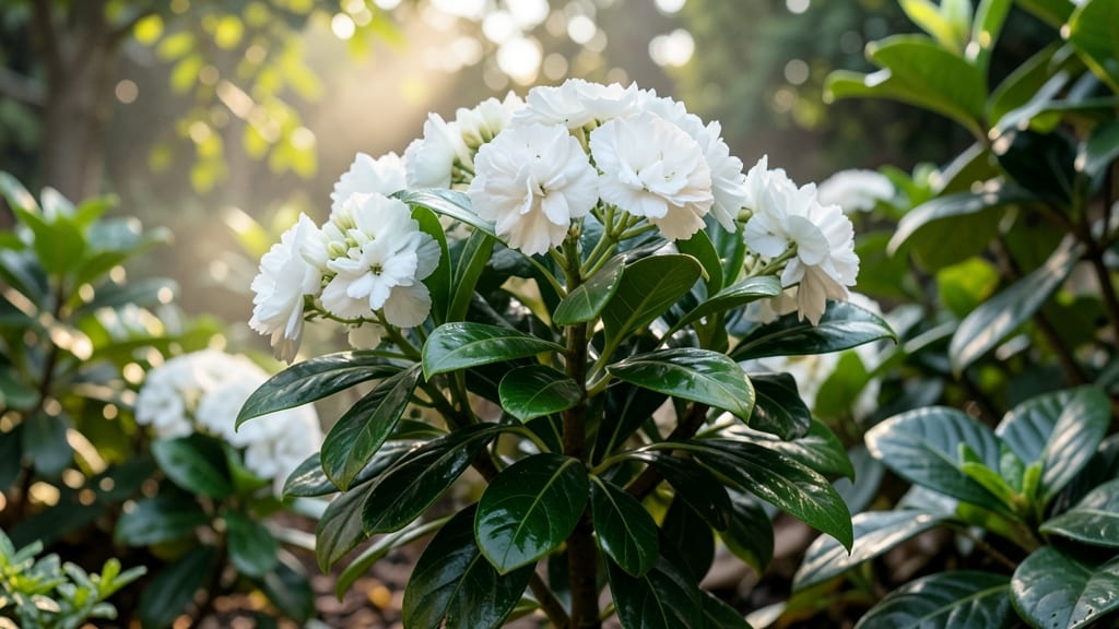 Dwarf Gardenia Fragrant Evergreen Shrub
