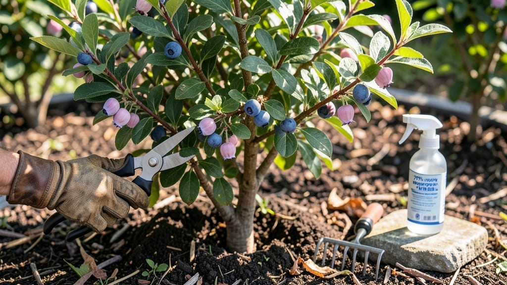 Pruning Blueberry Bushes in Spring: Year-Round Bounty Starts With 3 Key Cuts