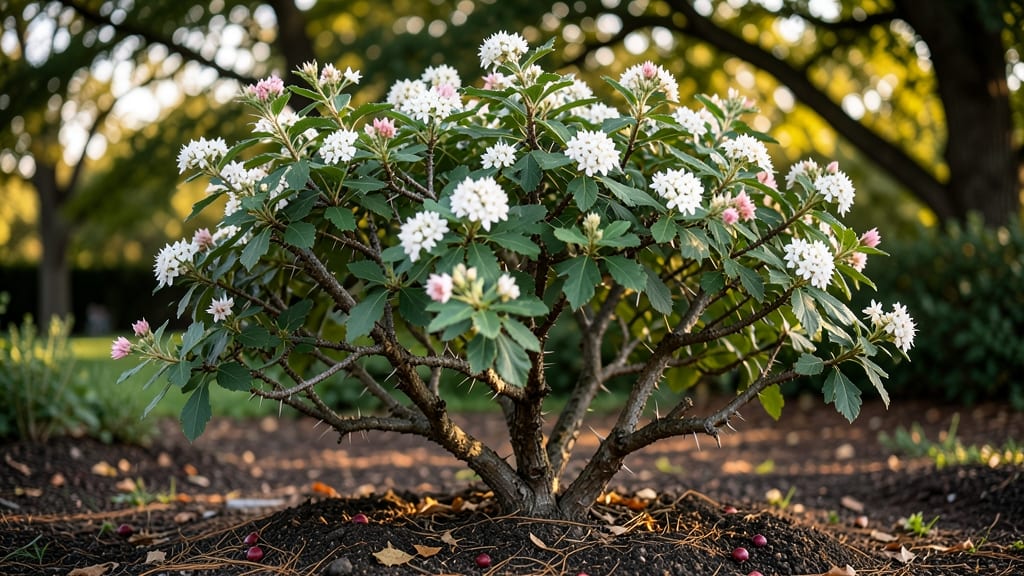 Bush With Long Thorns: Thorny Barrier for Privacy and Wildlife Control