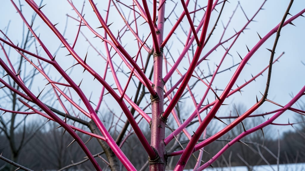 Barberry Berberis Thunbergii Pink Stem Bush