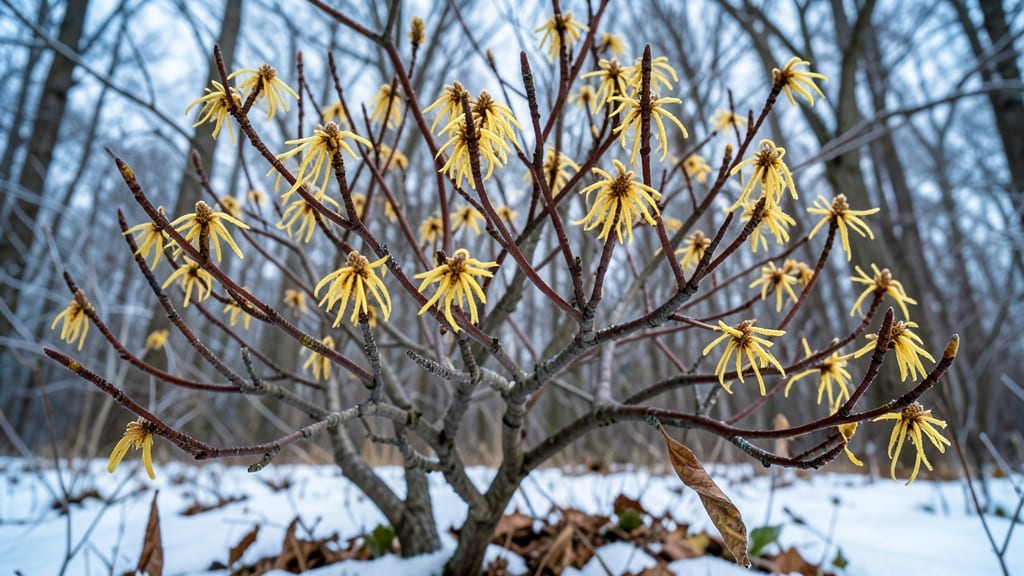 Witch Hazel for Late Winter Blooms