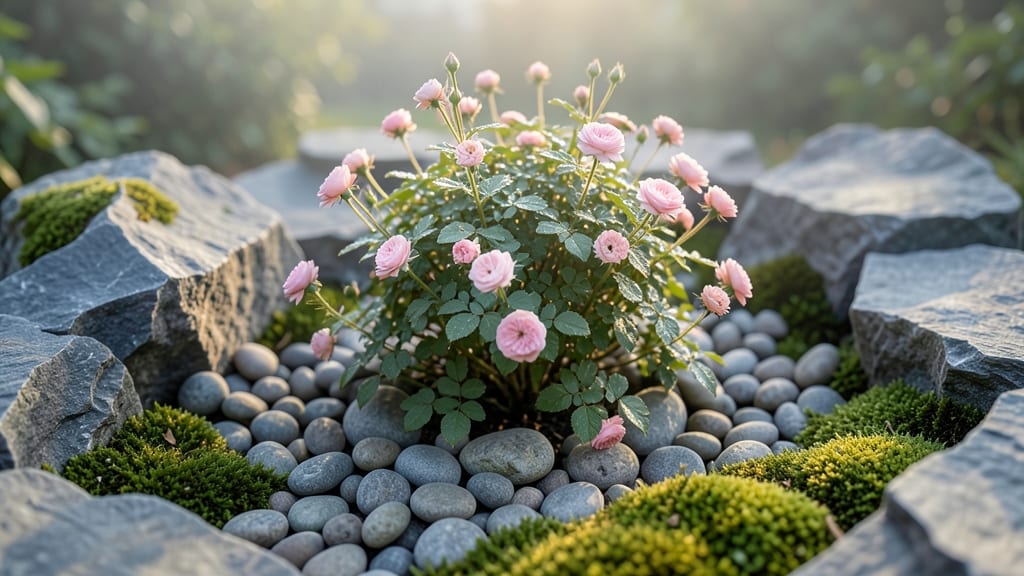Fairyland Rose Bush for Rock Gardens
