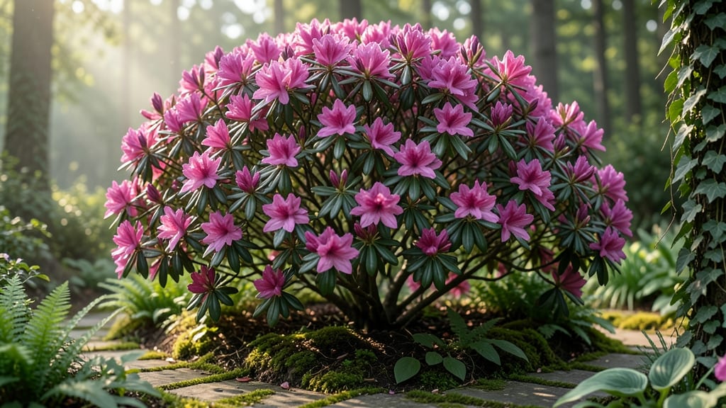Azalea with Vibrant Summer Color