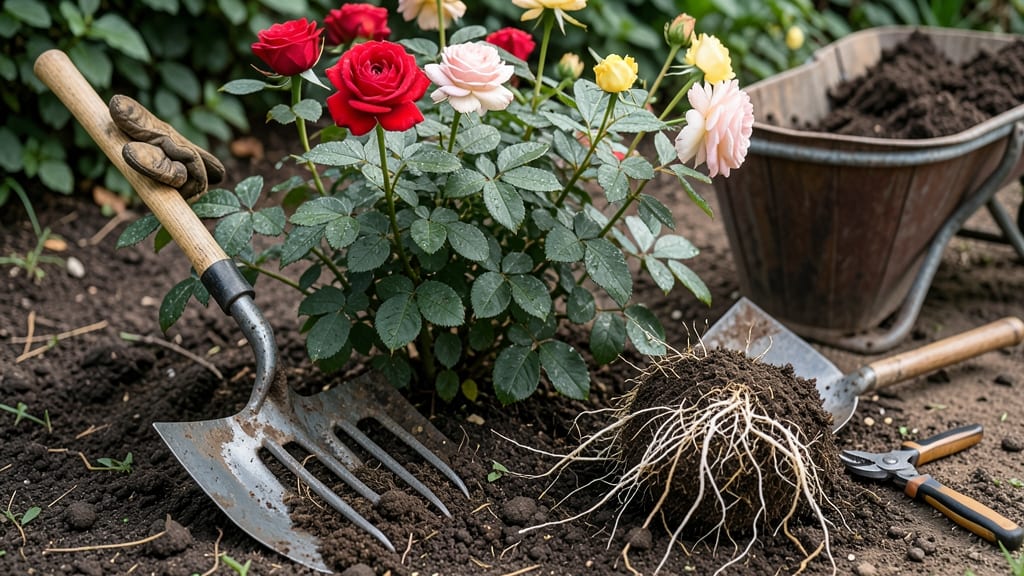Digging Up Rose Bushes: Stress-Free Relocation for Thriving Transplants