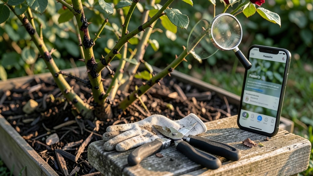 Black Stem Rose Bush: Copper-Free Fungicide Spray That Stops Spread in 48 Hours