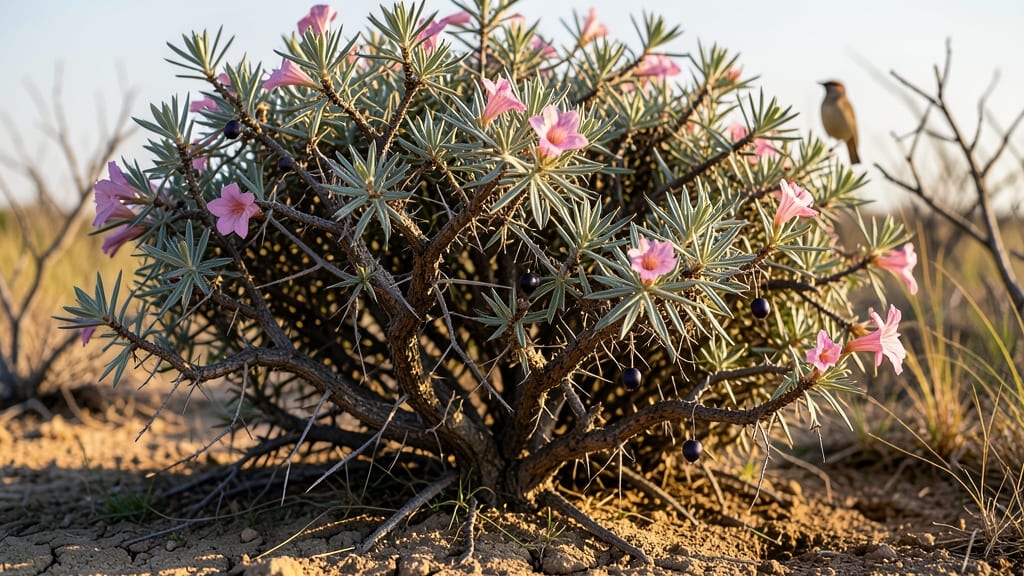 Goumi Elaeagnus Pink Berry Bush
