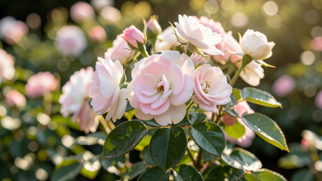 Rosa 'The Fairy' Miniature Hedge Rose