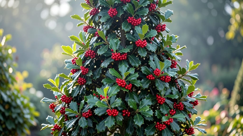 American Holly Trees for Spiny Defense