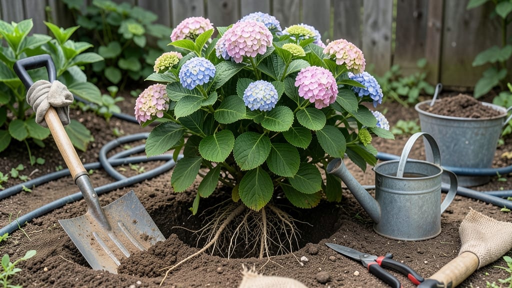 How to Transplant a Hydrangea Bush: Stress-Free Relocation for Thriving Blooms