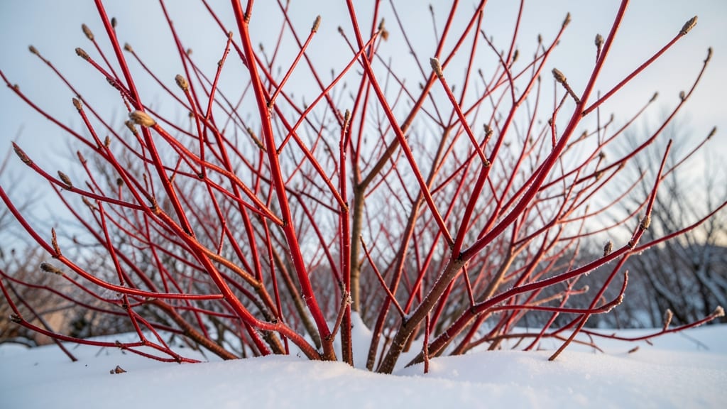 Red Twig Dogwood for Winter Color