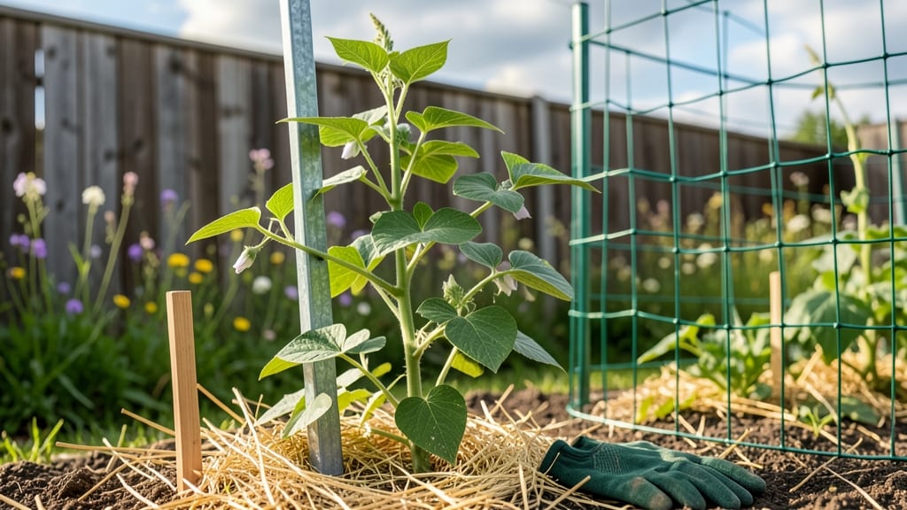 Bush Bean Support: Sturdy Trellis Techniques for Vertical Growth