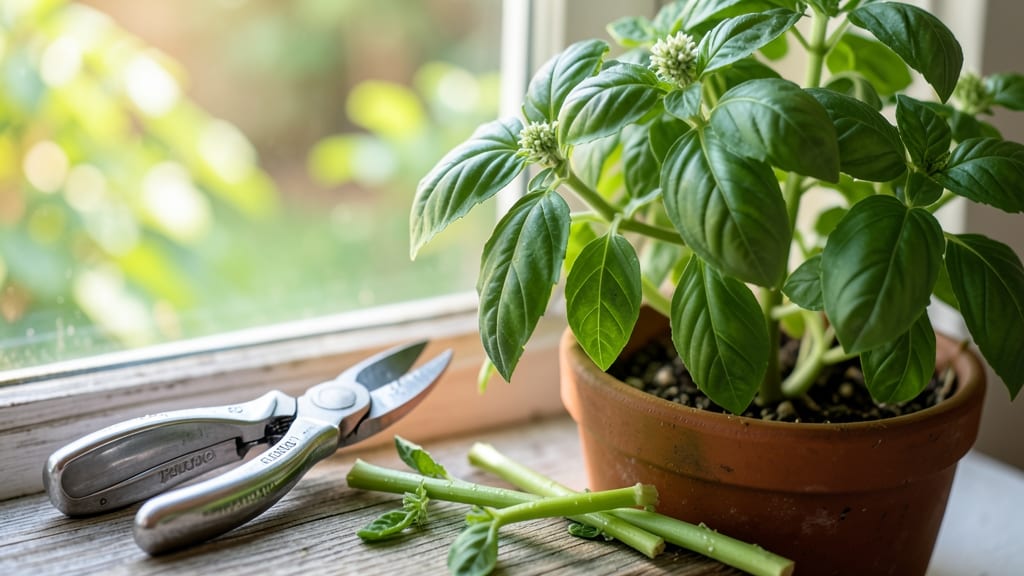 How to Make Basil Grow Bushy: Pruning Tricks for Thicker Stems and More Leaves