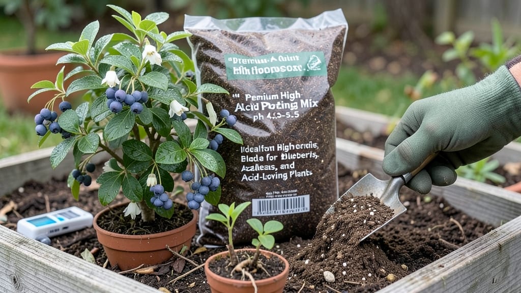 Potting Soil for Blueberry Bushes: pH-Tested Mix and Acid-Loving Plant Needs